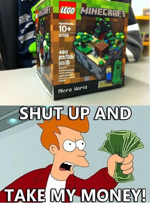 lego minecraft - meme