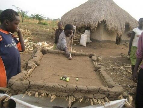 Just playing pool in Africa - meme