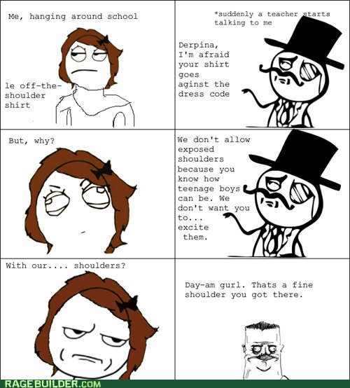 Wow, Shoulder Showing - meme