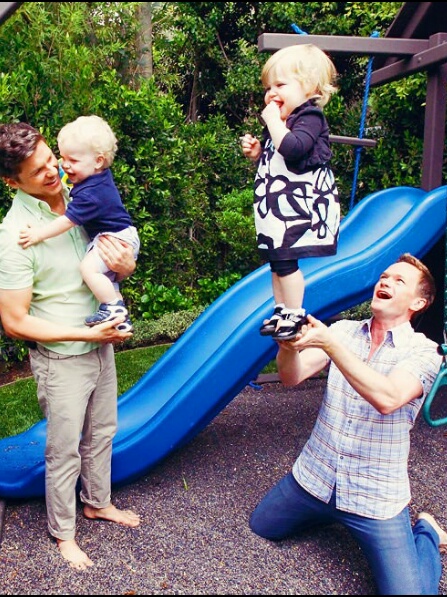 awesome parenting of neil patrick harris - meme