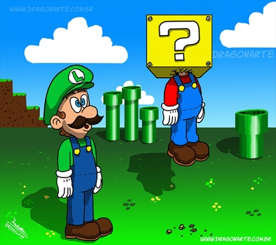 Mario en cubito - meme