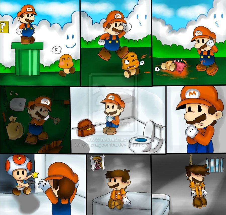 Mario,Peach,Muerte,xXCristumXx,meme,memes,gifs,funny,pictures,pics,gif,comi...
