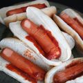 Halloween hot dogs!
