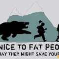 fat people save the day