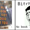 No book