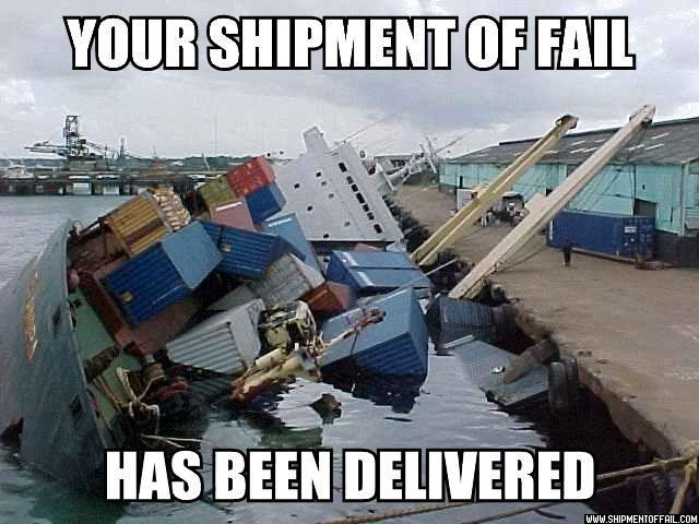 fail shipment - meme