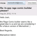 Memedroid rafe comic builder