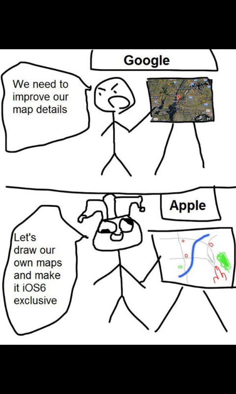Apple maps - meme