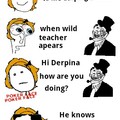 Teacher, creepy