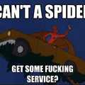 Just give spidey some service please