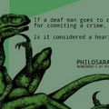 Philosaraptor Thinking