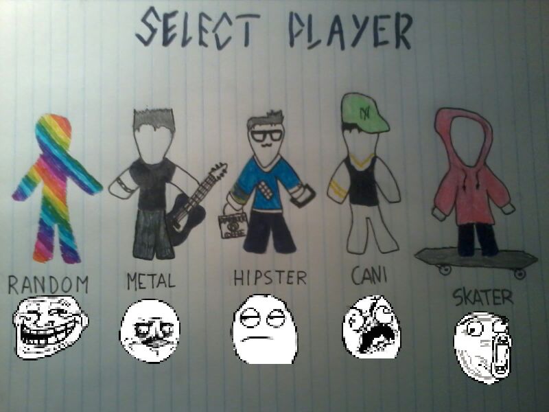 Select player - meme