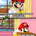 Ese Mario es un loquillo.