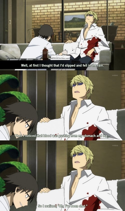 A day in the life of Shizuo - meme