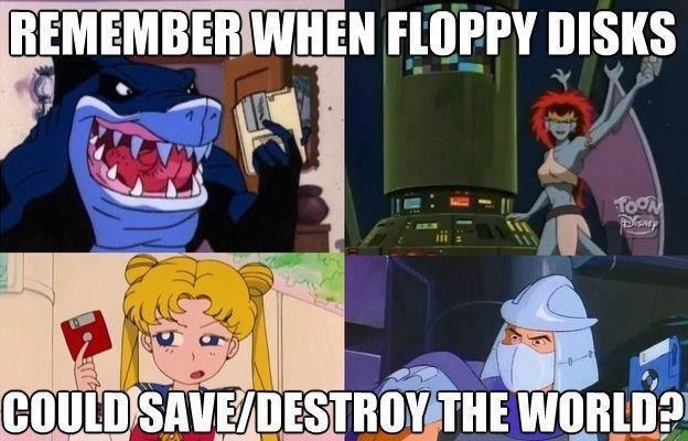 I don't even know where all my floppy disks disappeared to... - meme