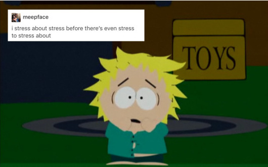 Too much stress - meme