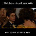 Seriously Bruce. Seriously? (Gotham Season 1 Episode 20)