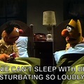 Ernie can't sleep