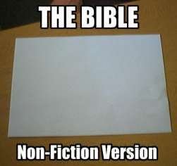 non fiction Bible - meme