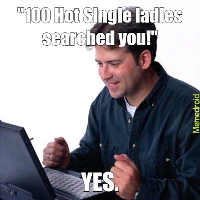 100 hot singles - meme
