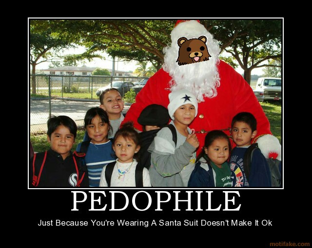 Pedobear Santa Claus - meme