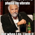 Phone on Vibrate