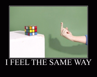 damn rubix cube! - meme