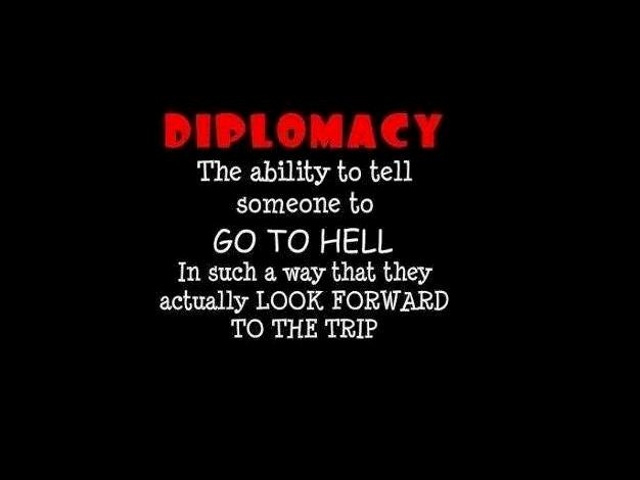 diplomatic solutions - meme