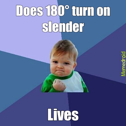 Slender success - meme