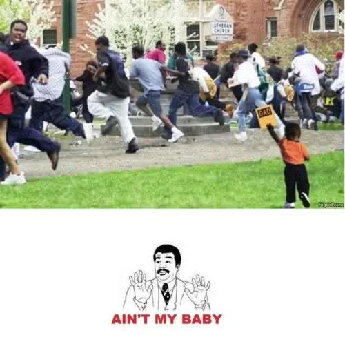 that baby don't look like me - meme
