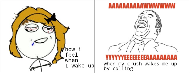 Waking up - meme