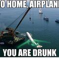 go home airplane