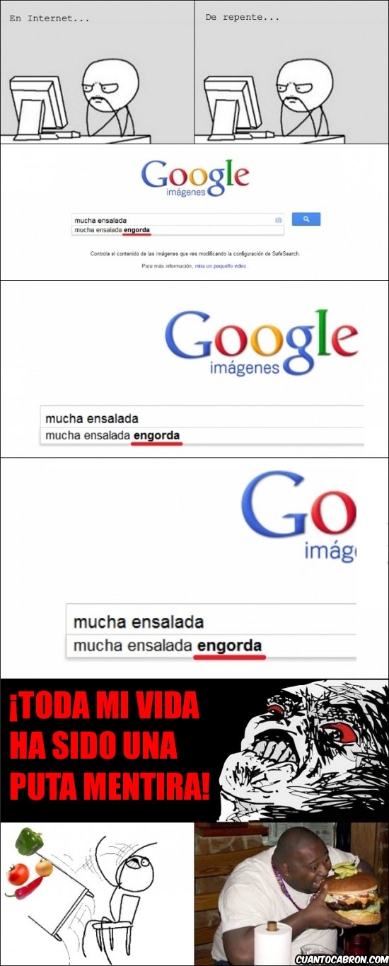 todo era una mentira - meme