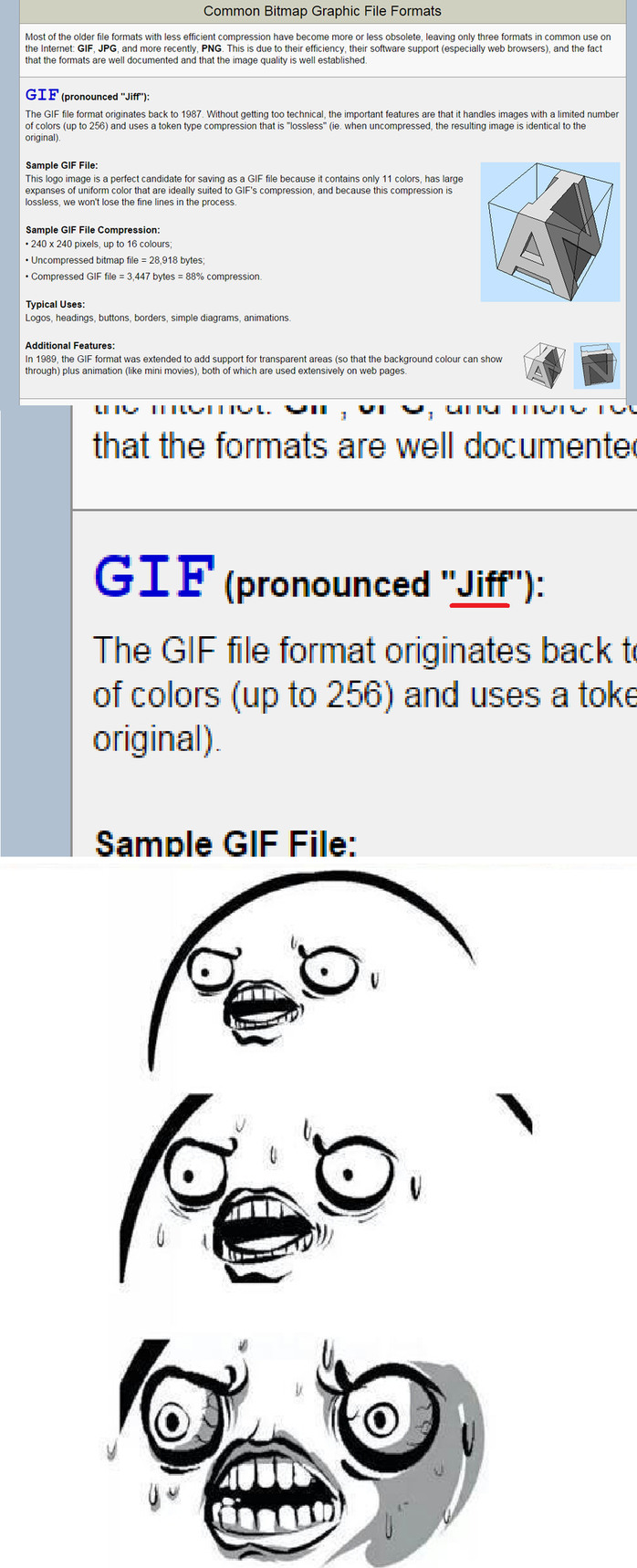 It's prounounced GIF. Hard G. - meme