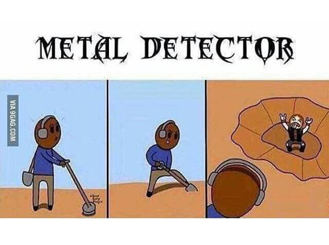 metal detector - meme