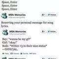 MSN memories <3
