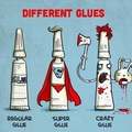 Diferent Glues