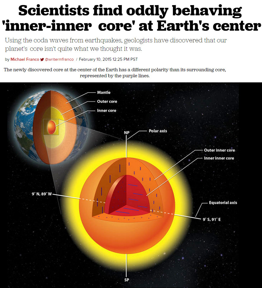 Earth has more than 1 core. My life has been a lie. - meme