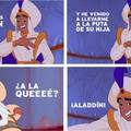 La historia no conocida de Aladdin jajaja