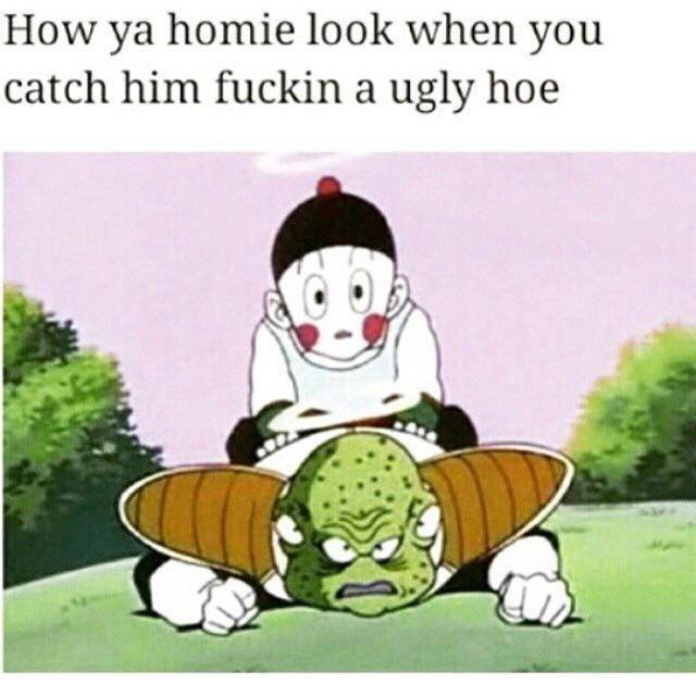ugly hoes need love too though - meme