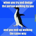 walking the same way