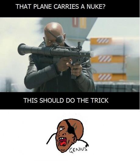 nick fury - meme