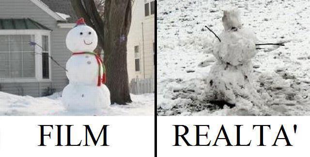 pupazzi di neve - meme