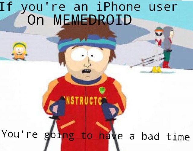 pretest against iPhone - meme