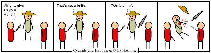 This is a knife! - meme