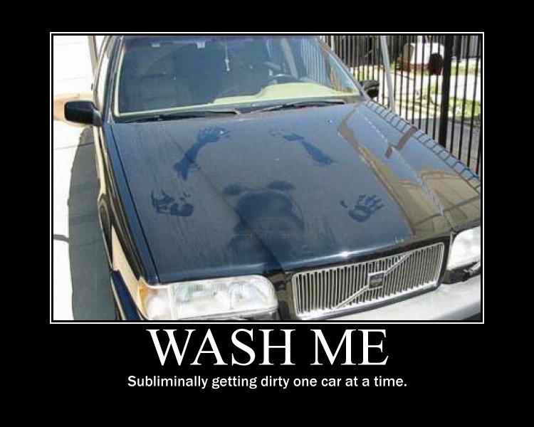 Dirty car - meme