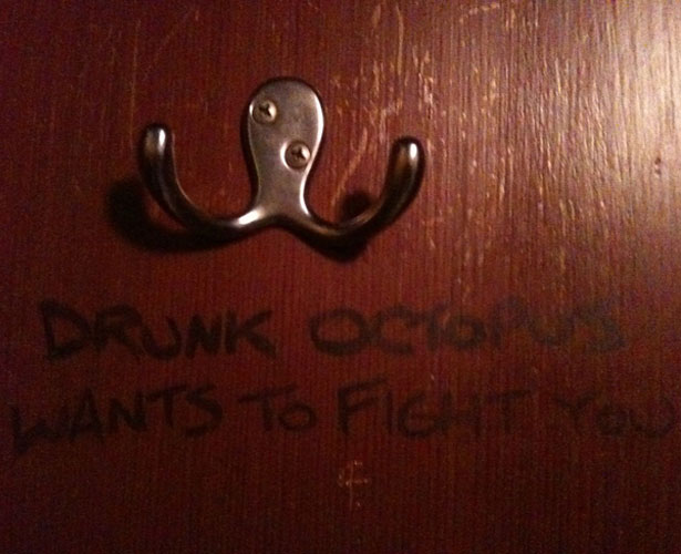 Drunk octopus wants to fight you - meme