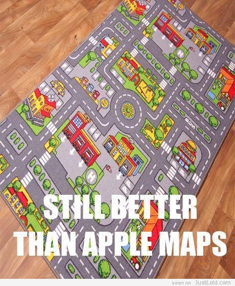 always better than apple map - meme