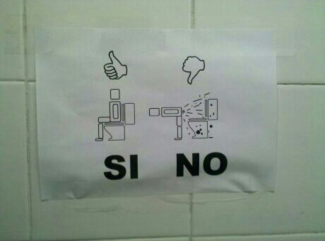 Toilettes en Espagne... - meme