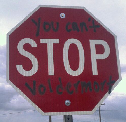 you can't stop voldemort. - meme